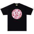 BAPE ABC CAMO BUSY WORKS T-SHIRT BLACK/PINK