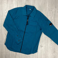 CP Company Zip Overshirt - Ink Blue