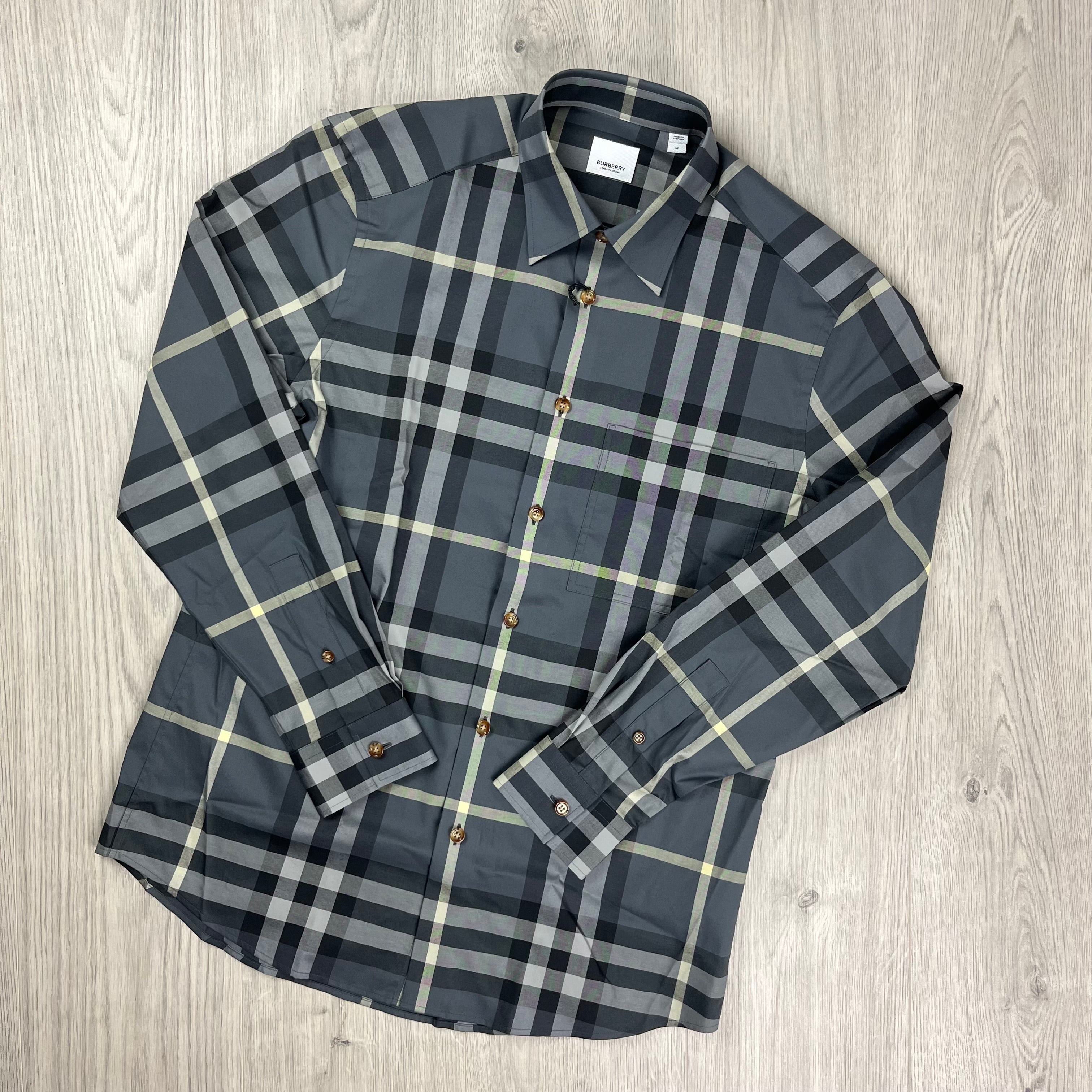 Burberry Check Shirt - Grey