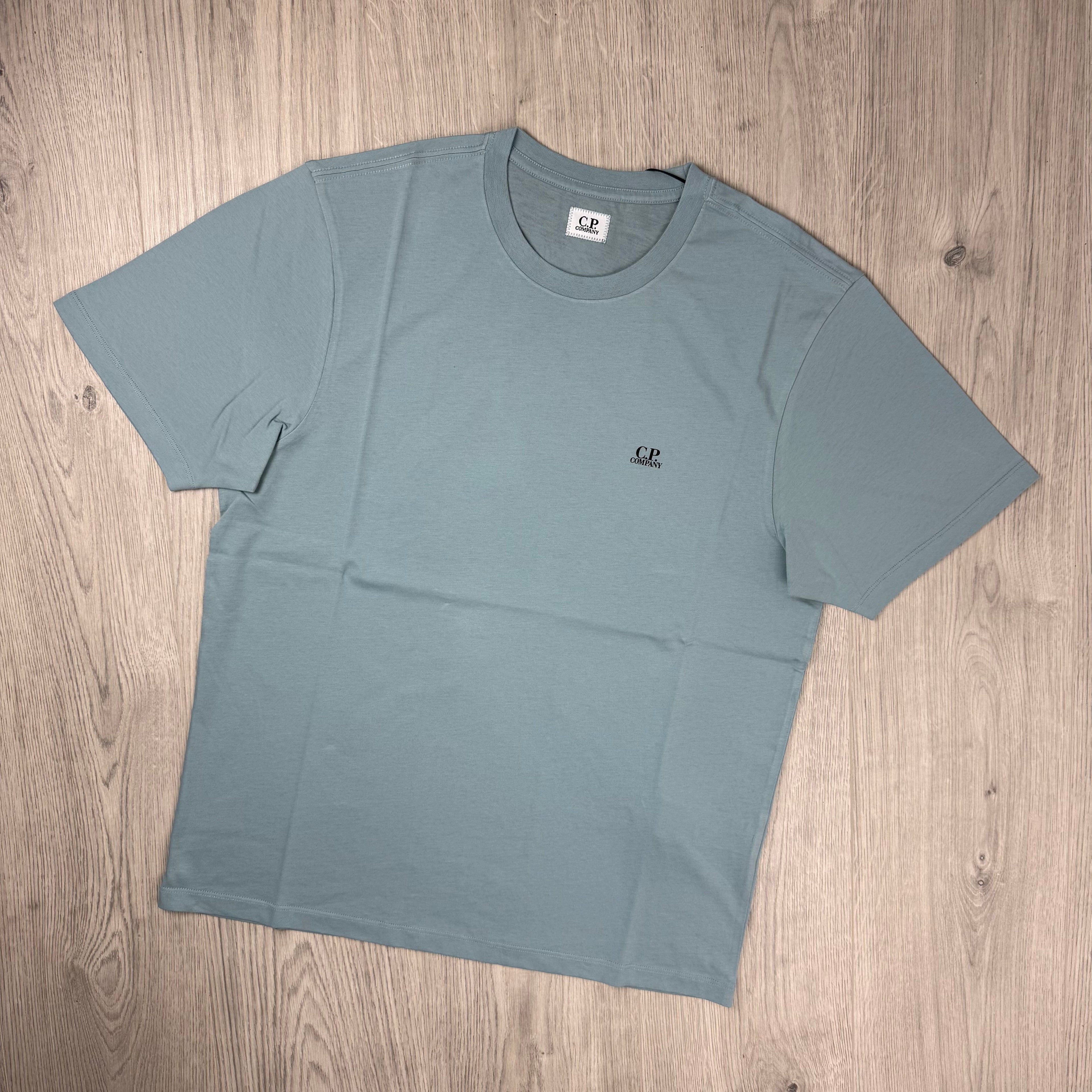 CP Company Goggle T-Shirt - Silver Blue