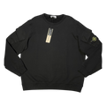 Stone Island Soft Organic Cotton Sleeve Pocket Sweater