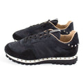 Valentino Rockrunner Studded Sole Trainers Black 0GE
