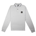 Stone Island Twin Tipped Long Sleeve Polo White/Black