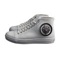 Versace Versus High Top Lion Head Sneaker White