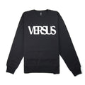 Versace Versus Large Versus Logo Sweatshirt Black