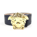 Versace Medusa Head Belt Navy