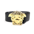 Versace Medusa Head Belt Black/Gold