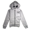 CP Company Undersixteen Goggle Zip Up Hoody Grey