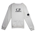 CP Company Undersixteen Watch Viewer Crew Neck White