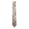Burberry Check Tie Modern Fit Smoked Trench
