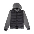 Moncler Padded Body Hooded Jacket Dark Grey