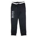 Hugo Boss Fleece Bottoms Large Leg Logo Black