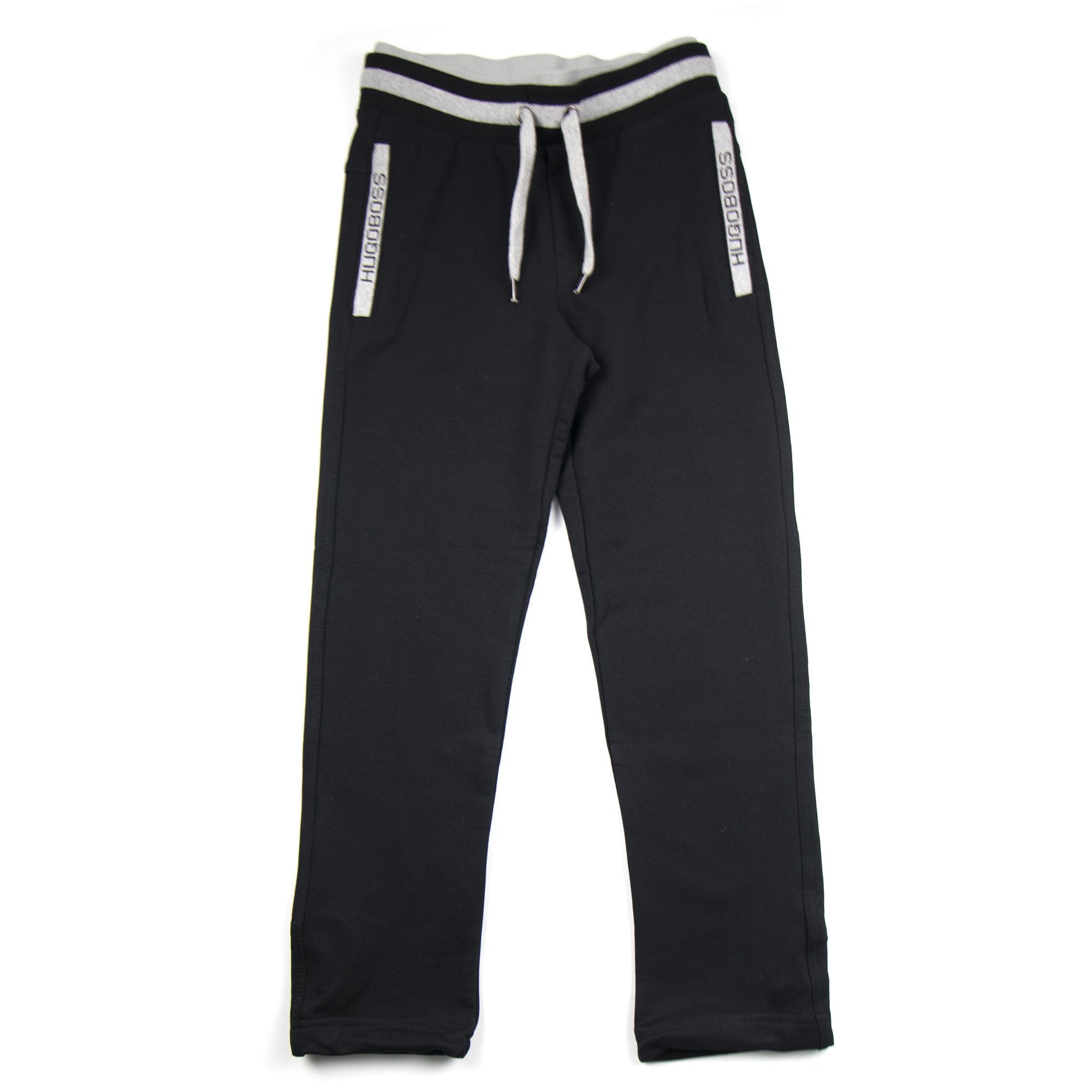 Hugo Boss Kids Side Pocket Logo Track Bottoms Black