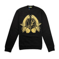 Versace Jeans Large Stitched VJ Logo Sweatshirt Black