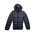 Stone Island Junior Garment Dyed Micro Yarn Down Puffa Coat Navy