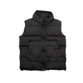 Stone Island Junior Garment Dyed Crinkle Reps NY Down Gilet Black