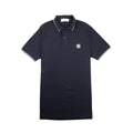 Stone Island Twin Tipped Short Sleeve Polo Navy/White