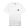 Stone Island Junior Patch Logo T-Shirt White