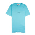 Stone Island Junior Back Mountain Logo T-Shirt Baby Blue