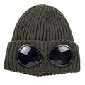 Cp Company Undersixteen Goggle Winter Beanie Khaki