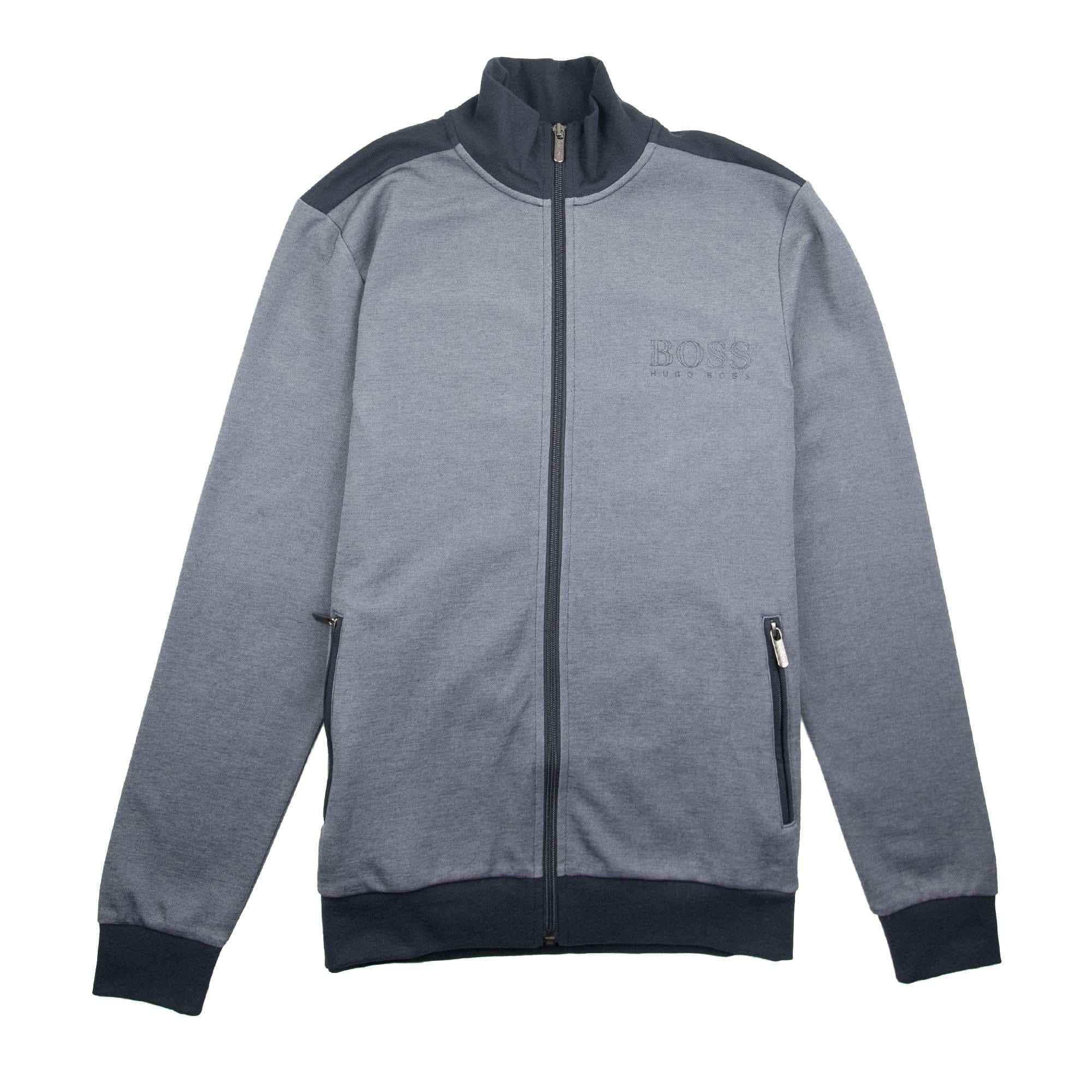 Hugo Boss Logo Zip Up Tracksuit Jacket Blue