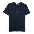 Stone Island Junior Back Compass Logo T-Shirt Navy