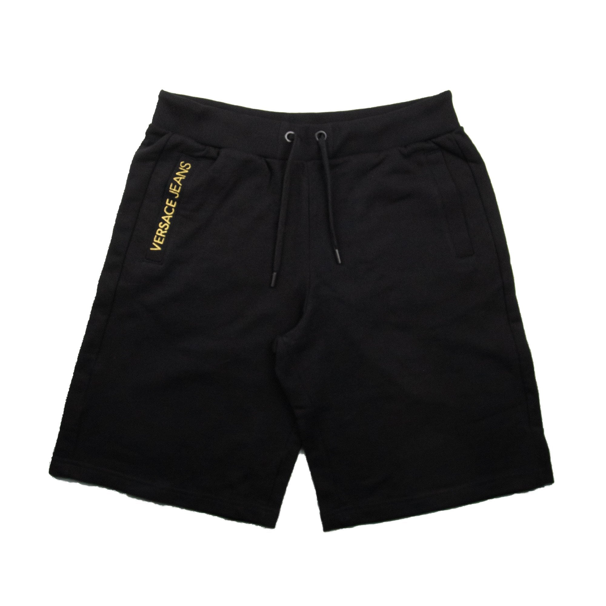 Versace Jeans Round Logo Shorts Black