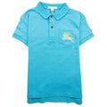 Burberry Children Grant Polo Sky Blue