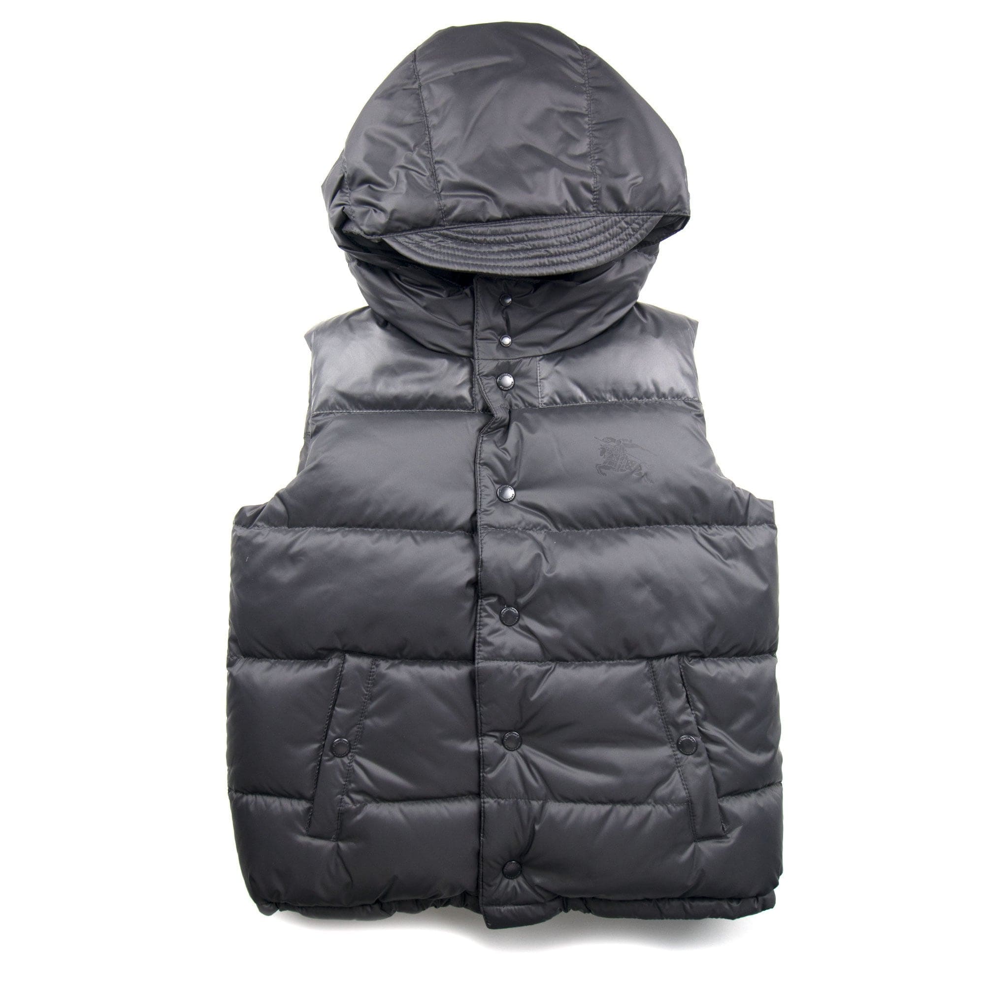 Burberry Children Skye Gilet Reversible Black/Grey