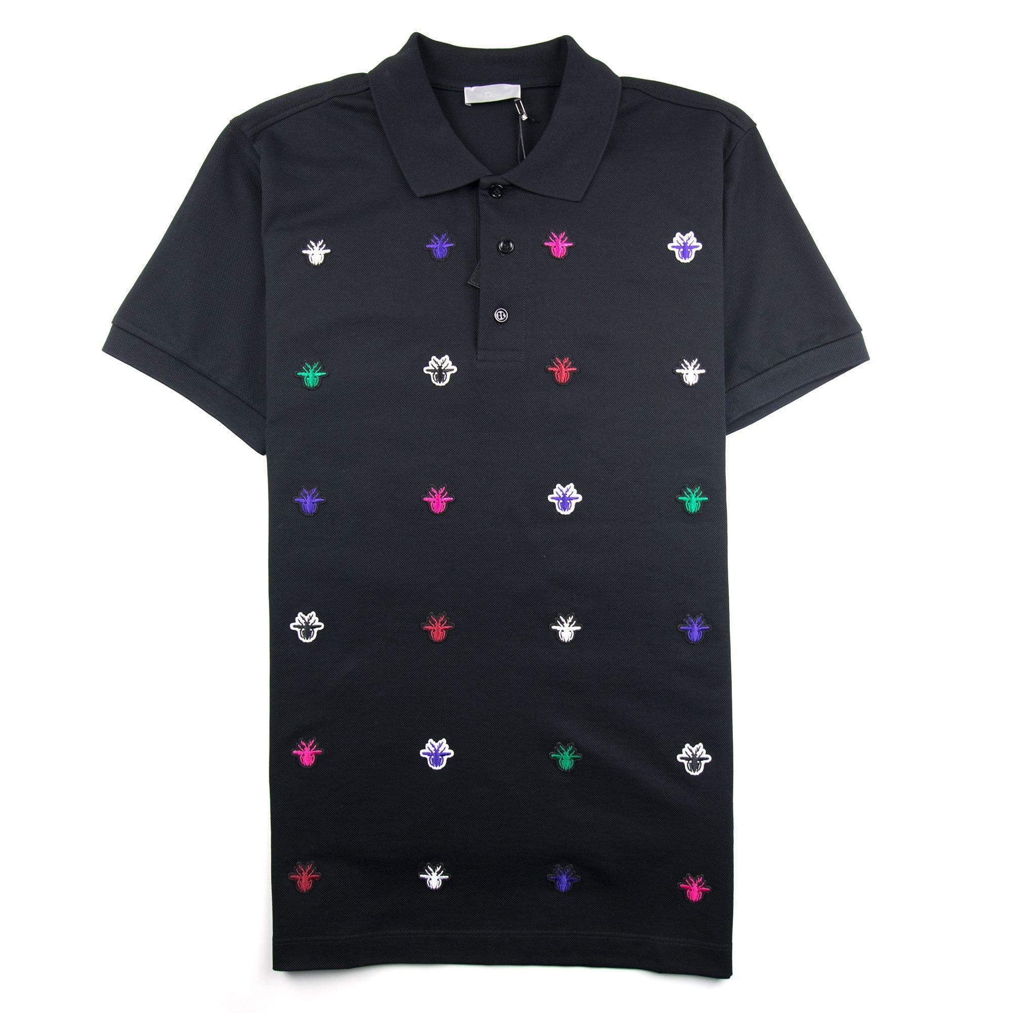 Christian Dior Multi Bee Polo Black
