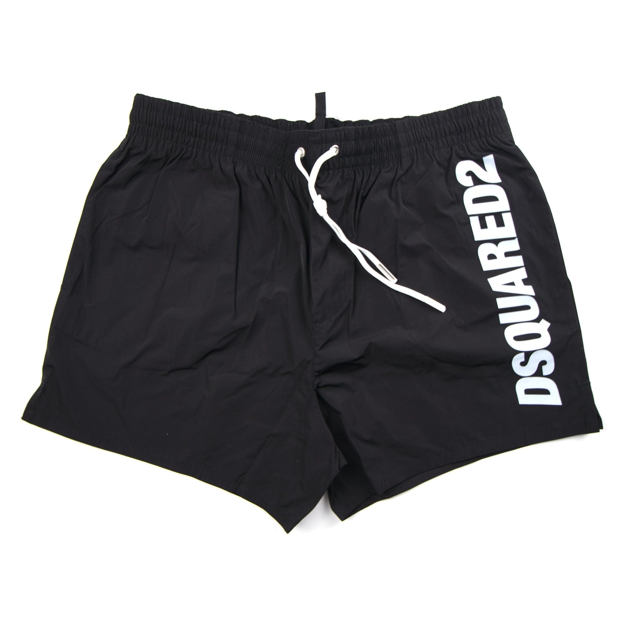 Dsquared2 Side Logo Swim Short Black/Sliver