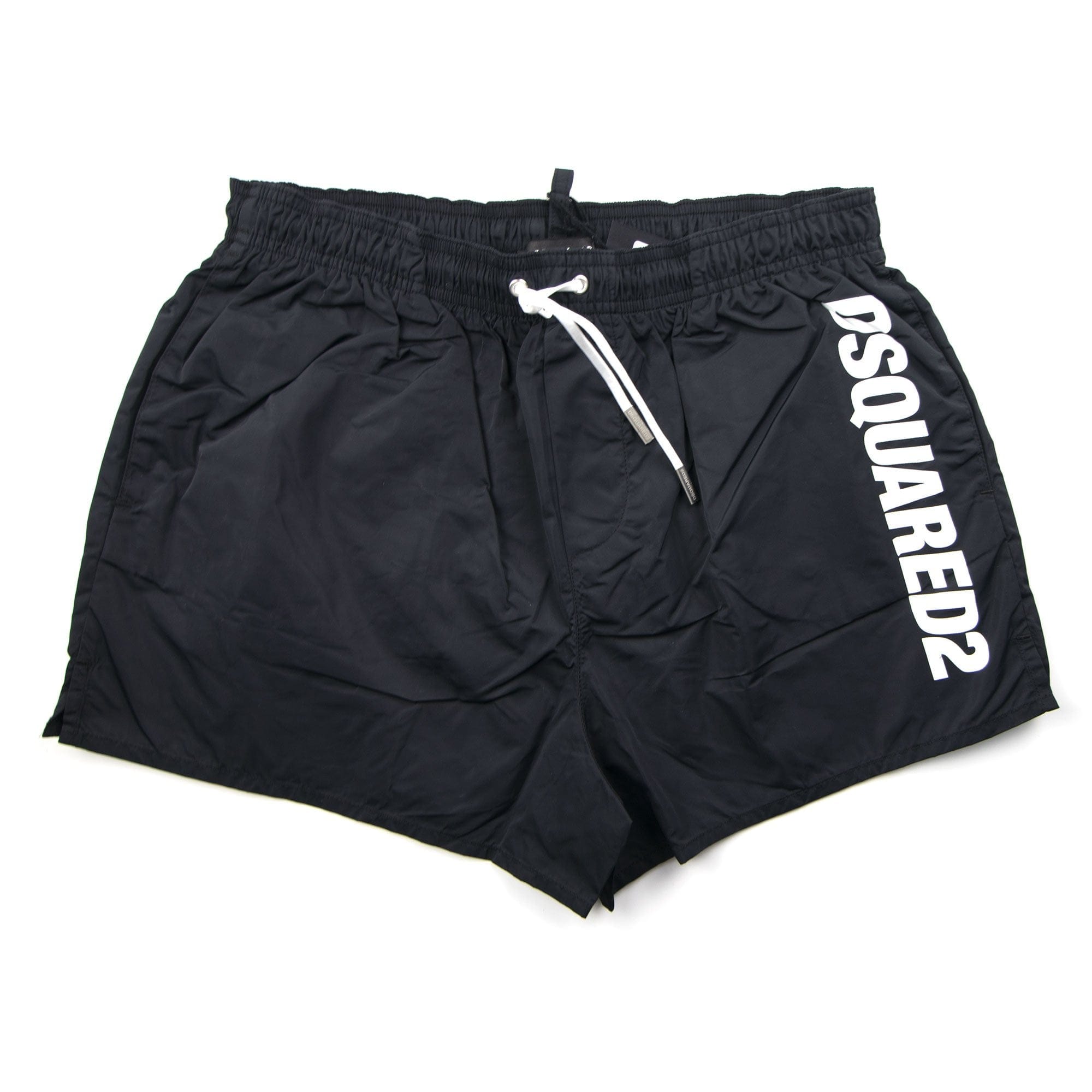 Dsquared2 Side Logo Swim Short Black/White
