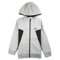 Hugo Boss Kids Rubber Logo Zip Up Hoody Grey/Black