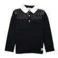 Hugo Boss Kids Chest Writing Long Sleeve Polo Black