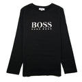 Hugo Boss Kids Chest Logo Long Sleeve T-Shirt Black