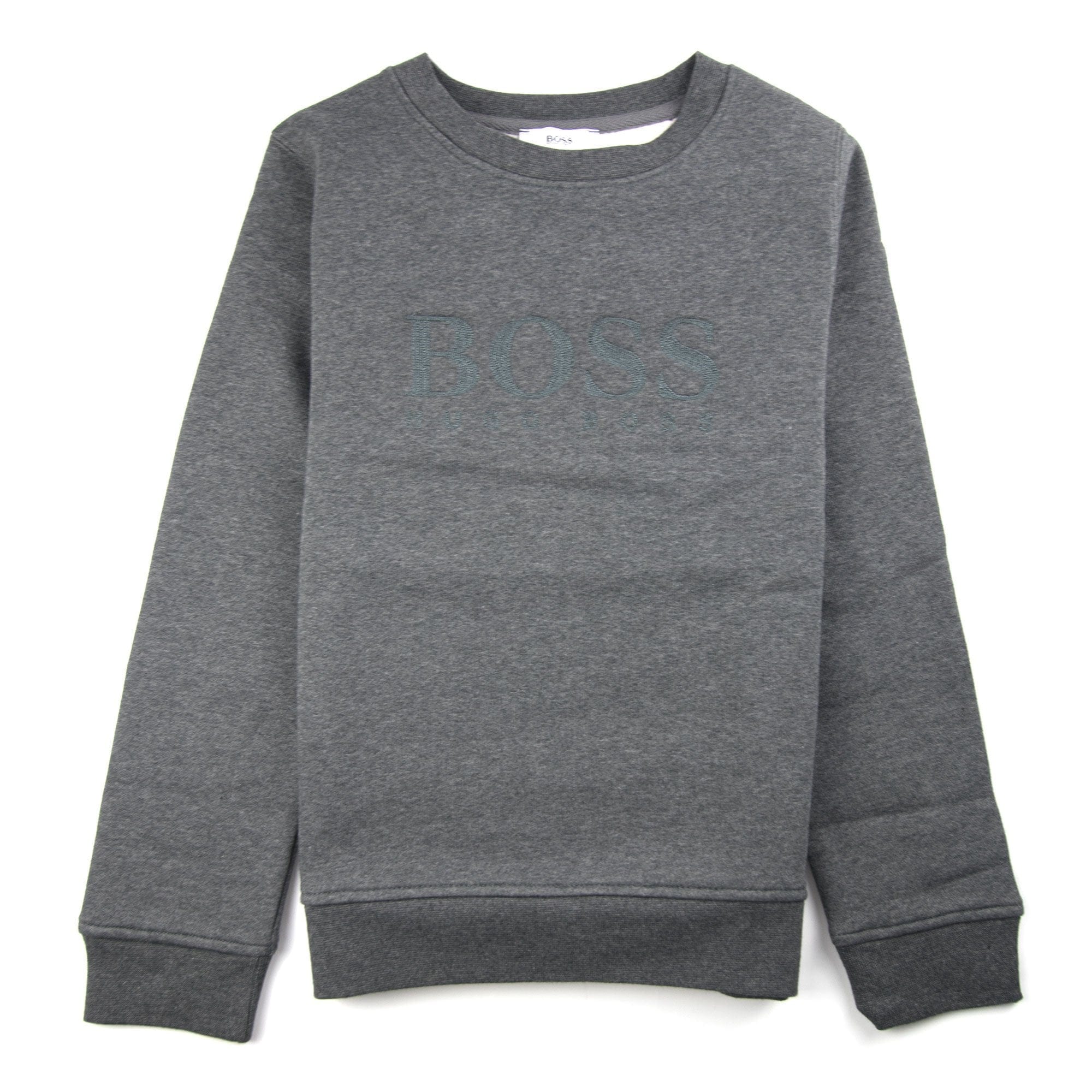 Hugo Boss Kids Boss Logo Sweatshirt Dark Grey
