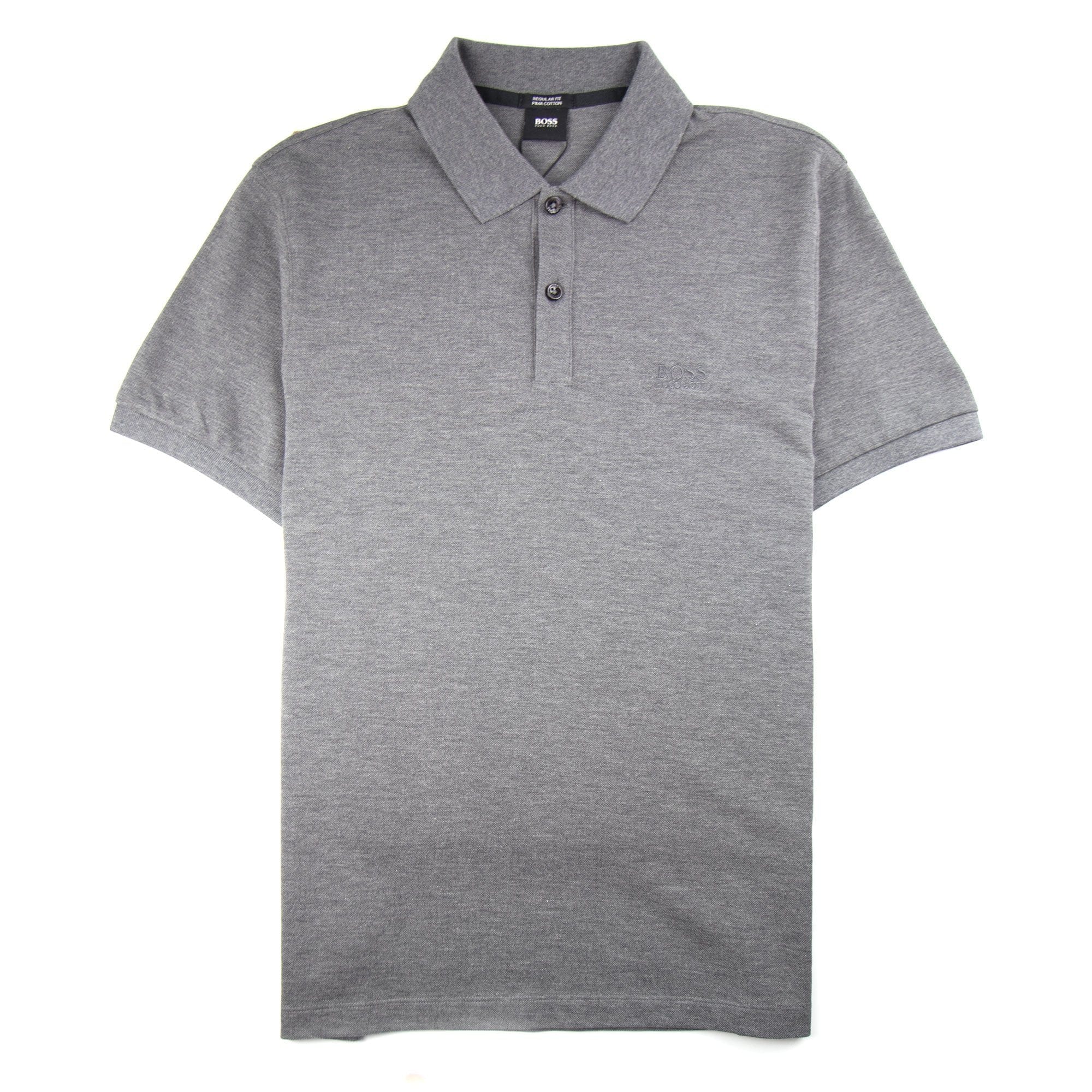 Hugo Boss Pallas Short Sleeve Polo Shirt Dark Grey