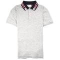 Gucci Junior Collar Logo Polo Shirt Grey