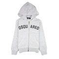 Dsquared2 Kids Logo Print Zip Up Logo Grey