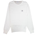 CP Company Chest Logo Sweatshirt White
