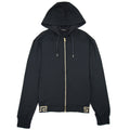 Versace Medusa Waist Band Zip Hoody Black