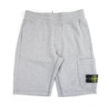 Stone Island Junior Bermuda Fleece Shorts Light Grey V1064