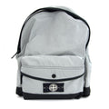 Stone Island Junior Garment Dyed Plated Reflective Rucksack Grey