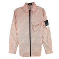Stone Island Shadow Project Lenticular Zip-up Overshirt Jacket Peach V0083