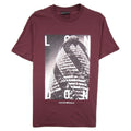Armani Jeans City Logo London T-shirt Rosso Sangue 0347