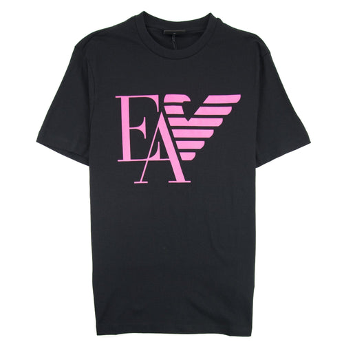 Armani Jeans Ea Eagle Print Logo T-shirt Nero 0999