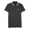 Hugo Boss Paddy Short Sleeve Polo Shirt Grey/Lime Green