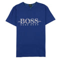 Hugo Boss Large Multi Colour Logo 7 T-shirt Blue