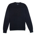 Armani Jeans Embossed Logo Lightweight Sweatshirt Blue