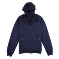 Armani Jeans Embossed Hoody Jacket Blue